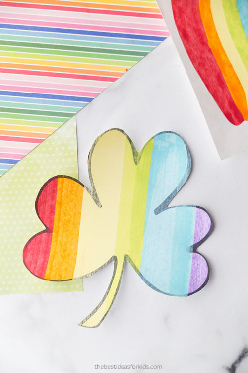 Shamrock Scrape Painting - The Best Ideas for Kids