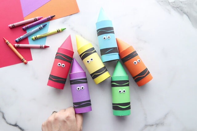 Toilet Paper Roll Crayons - The Best Ideas for Kids