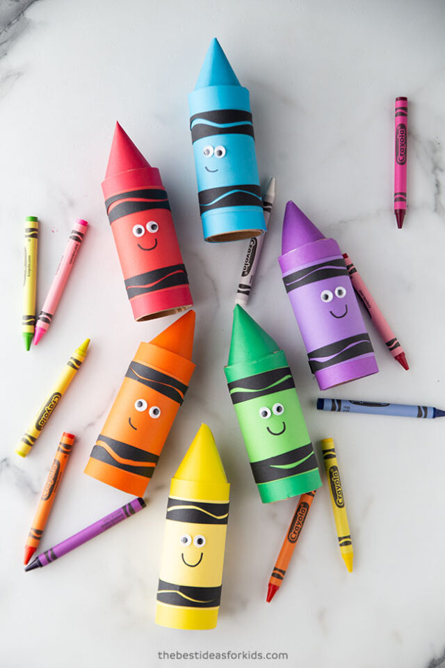 Toilet Paper Roll Crayons - The Best Ideas for Kids