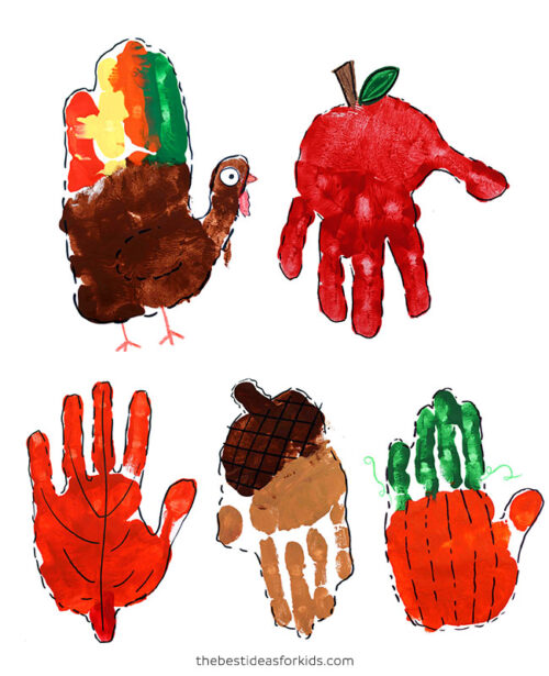 Fall Handprint Art - The Best Ideas for Kids