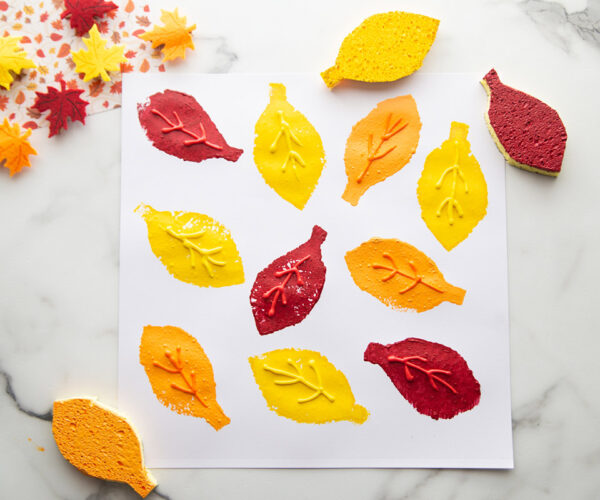 Leaf Spray Painting - The Best Ideas for Kids