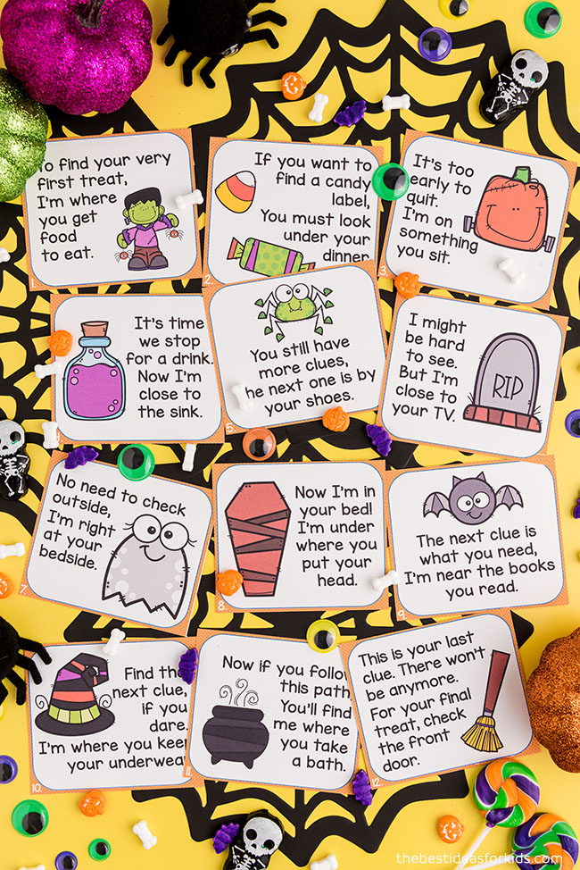 Halloween Scavenger Hunt (Free Printables) – DIY Crafts