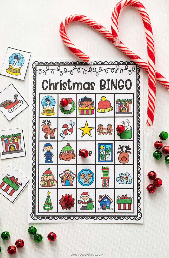 Christmas Bingo For Preschoolers