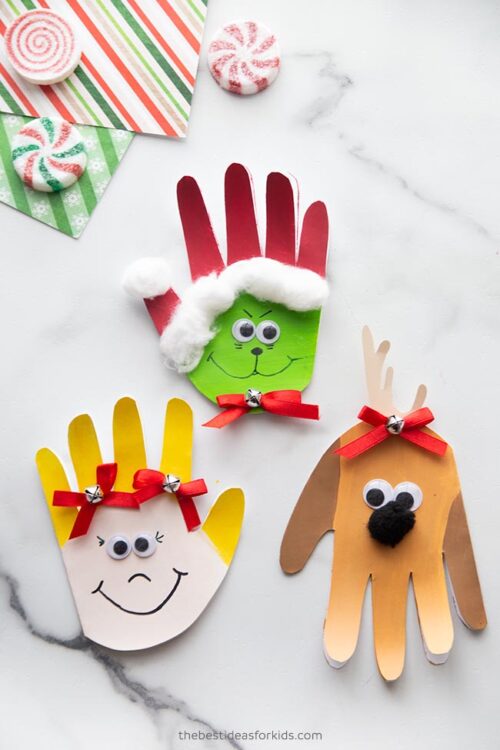 Grinch Handprint - The Best Ideas for Kids