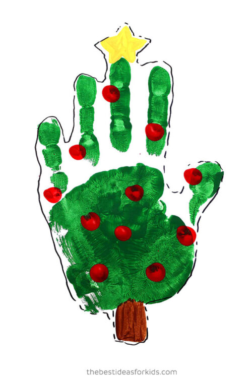 Christmas Handprint Art Handprint Art Handprint Art Christmas | Images ...