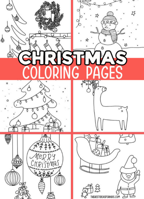 Christmas Coloring Pages (Free Printables) - The Best Ideas for Kids