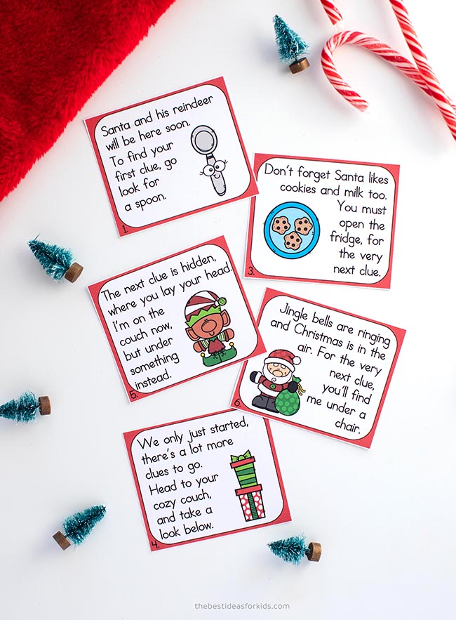 Christmas Scavenger Hunt (Free Printables) The Best Ideas for Kids