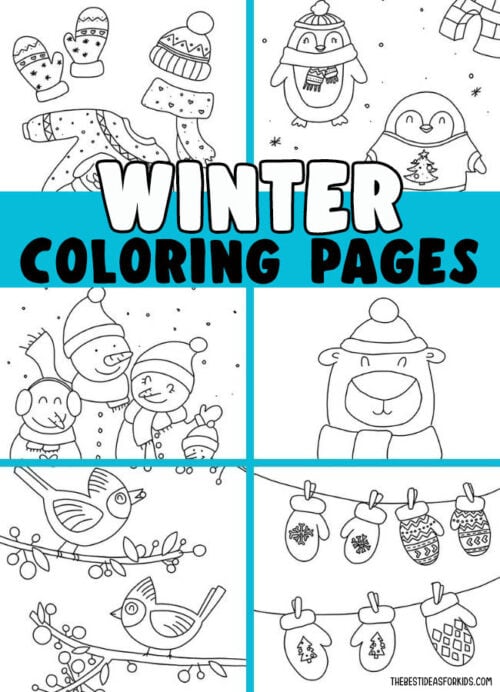 Winter Coloring Pages (Free Printables) - The Best Ideas for Kids