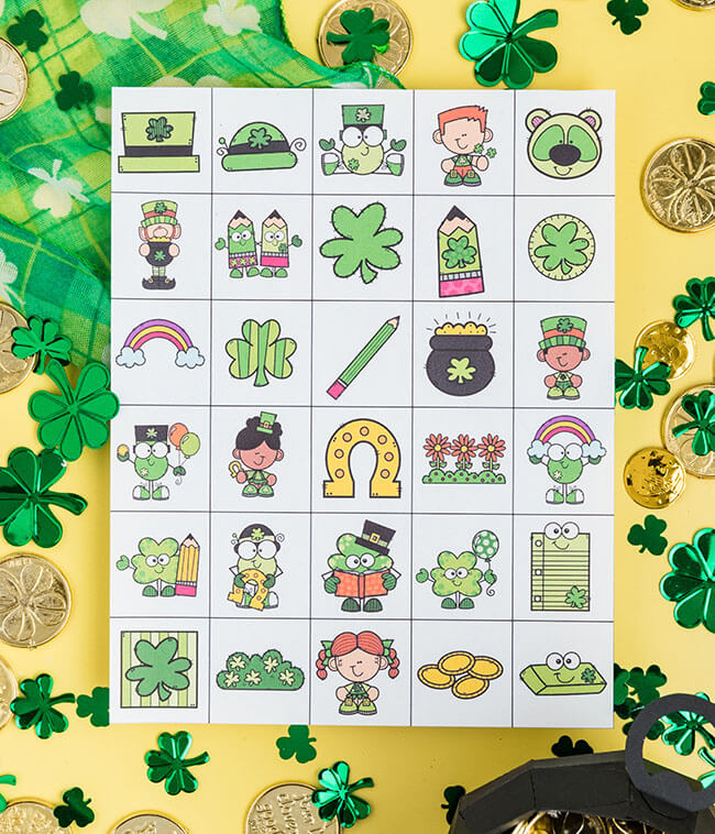 St Patrick's Day Bingo (Free Printables) The Best Ideas for Kids