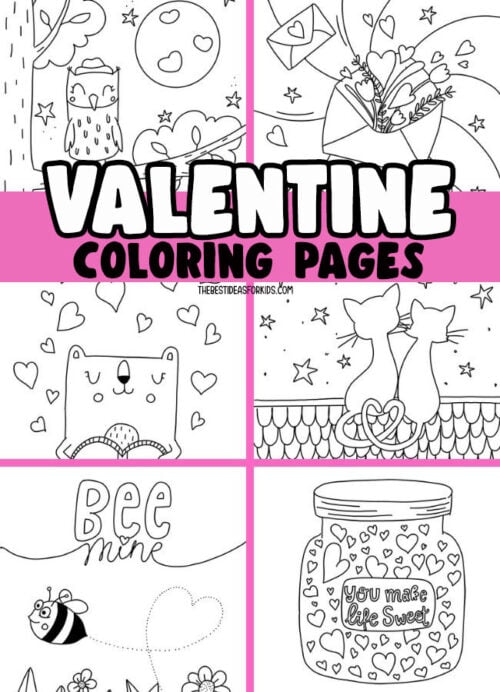 Valentine's Day Coloring Pages (Free Printables) - The Best Ideas for Kids