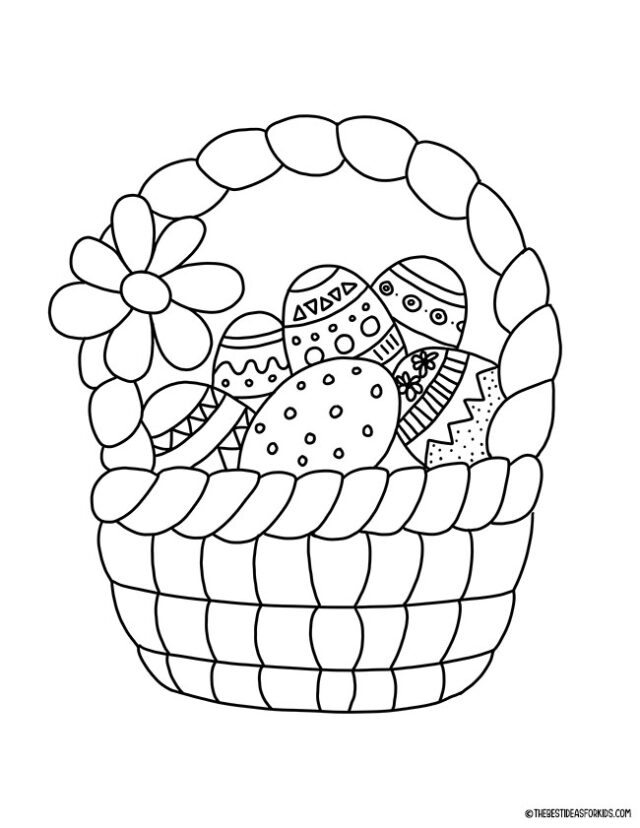 Easter Coloring Pages (Free Printables) - The Best Ideas for Kids