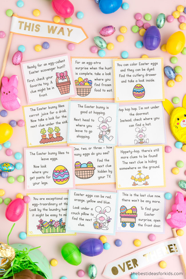 Easter Scavenger Hunt (Free Printables) The Best Ideas for Kids