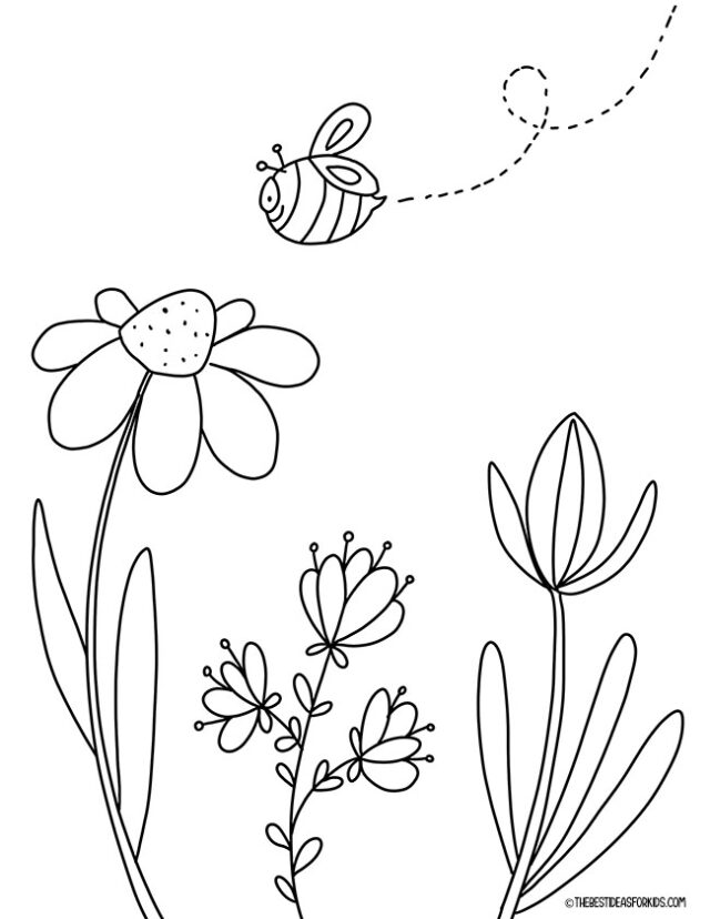 Spring Coloring Pages (Free Printables) - The Best Ideas for Kids