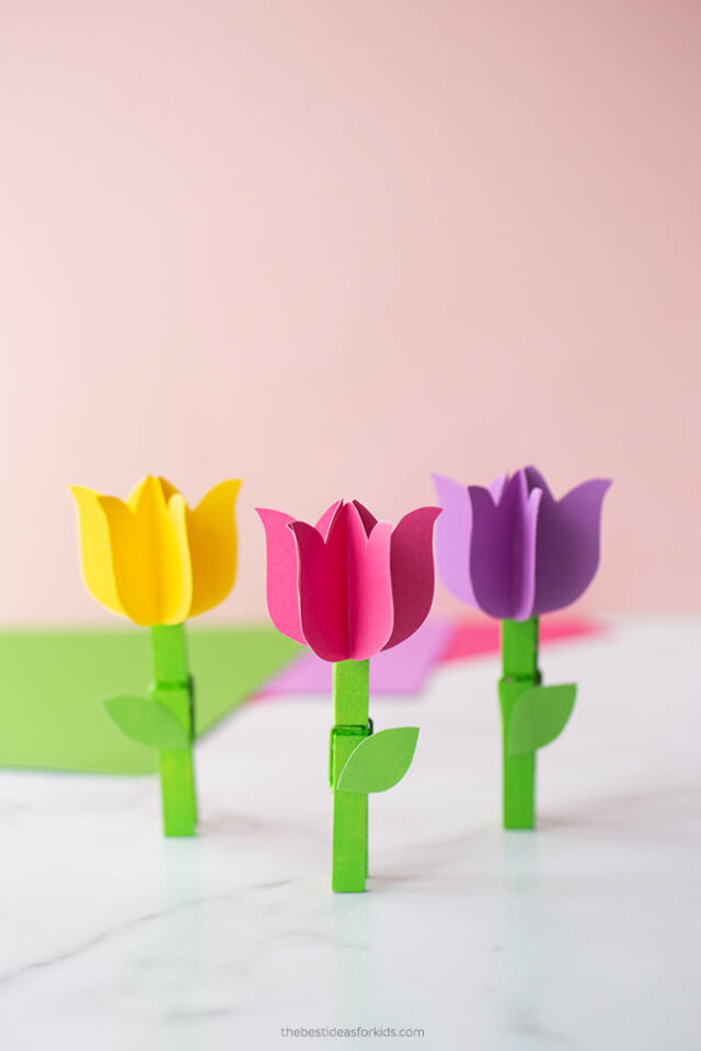 Clothespin Flowers - The Best Ideas for Kids