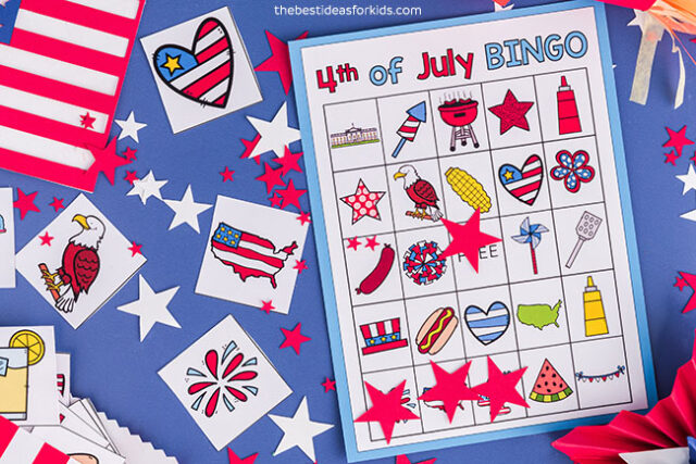 4th of July Bingo (Free Printable) - The Best Ideas for Kids