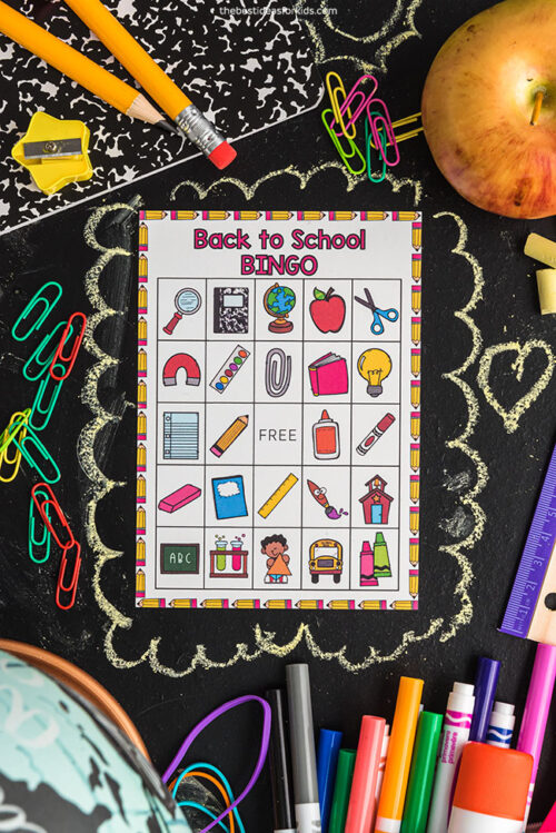 Back to School Bingo (Free Printables) - The Best Ideas for Kids