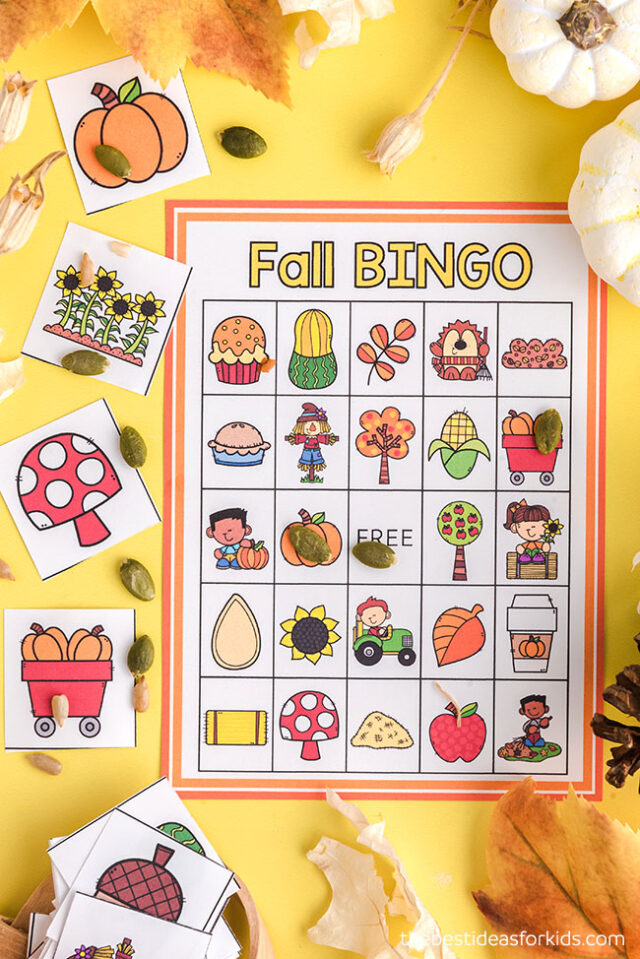 Fall Bingo (Free Printable) - The Best Ideas for Kids