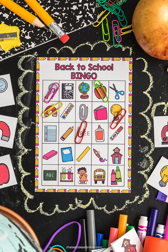 Back to School Bingo (Free Printables) - The Best Ideas for Kids