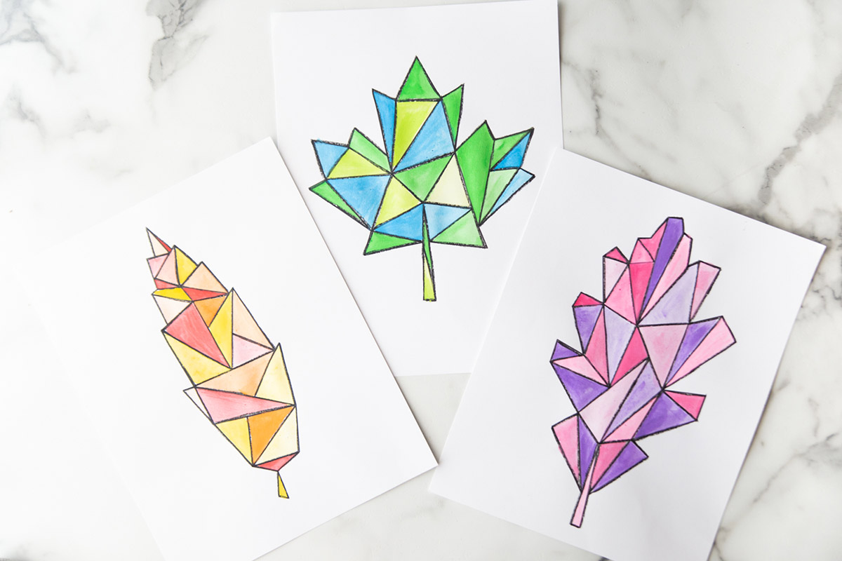 Watercolor Leaf Art - The Best Ideas for Kids