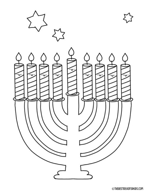 Hanukkah Coloring Pages (Free Printables) - The Best Ideas for Kids