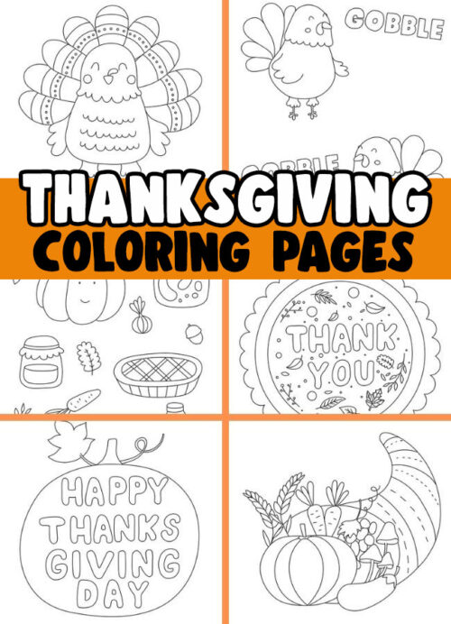 Thanksgiving Coloring Pages (Free Printables) - The Best Ideas for Kids