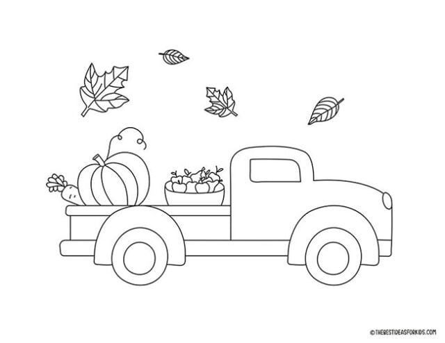 Thanksgiving Coloring Pages (Free Printables) - The Best Ideas for Kids