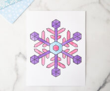 Watercolor Snowflakes