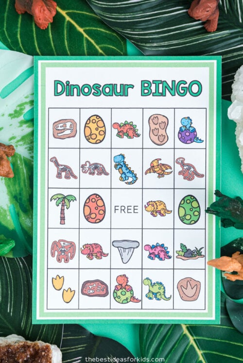 dinosaur bingo free printable