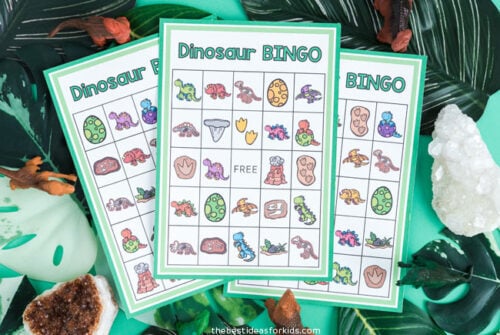 free dinosaur bingo