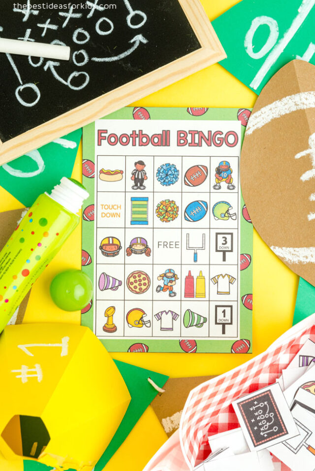 Football Bingo Free Printable The Best Ideas For Kids