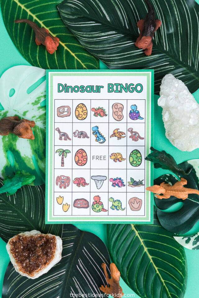 dinosaur bingo printable free