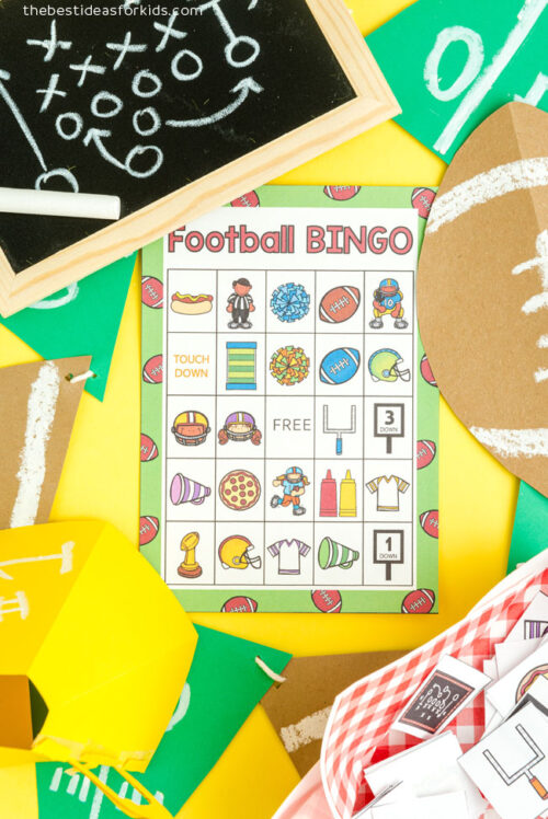 Football Bingo (Free Printable) - The Best Ideas for Kids