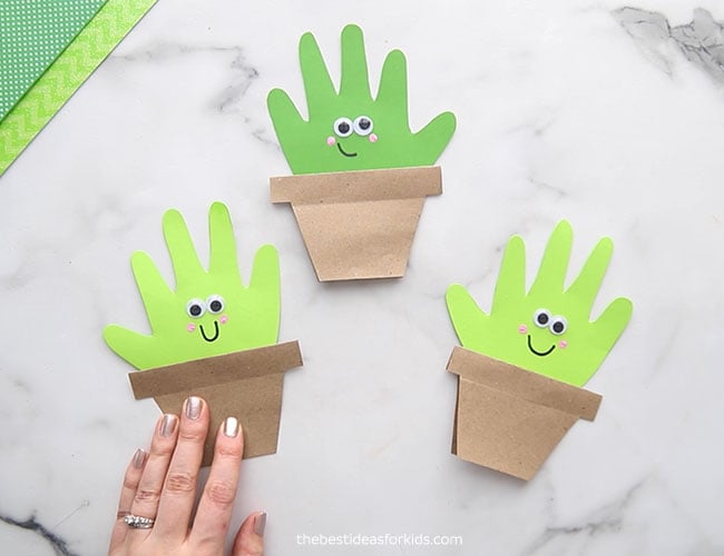 Cactus Handprint - The Best Ideas for Kids