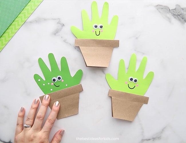 Cactus Handprint - The Best Ideas for Kids