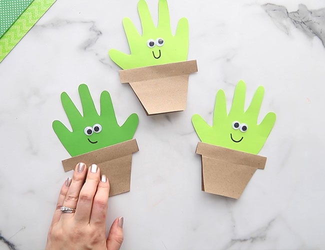 Cactus Handprint - The Best Ideas for Kids