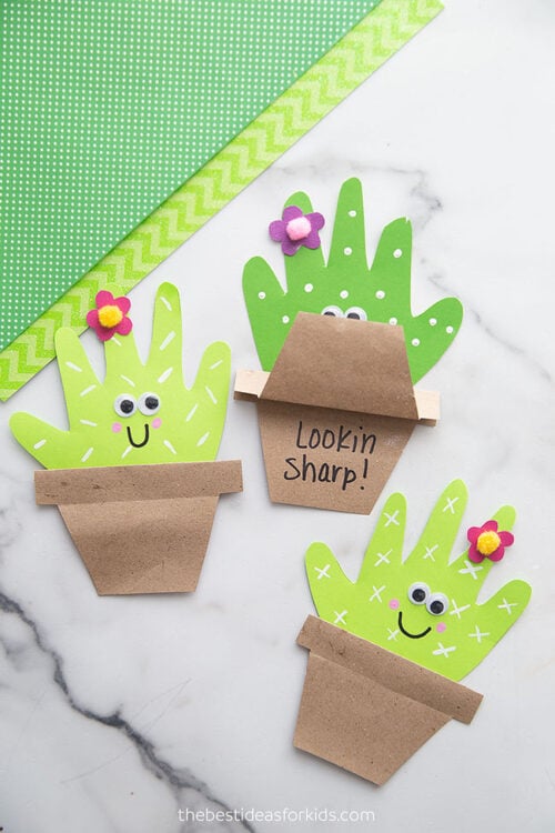 Cactus Handprint - The Best Ideas for Kids