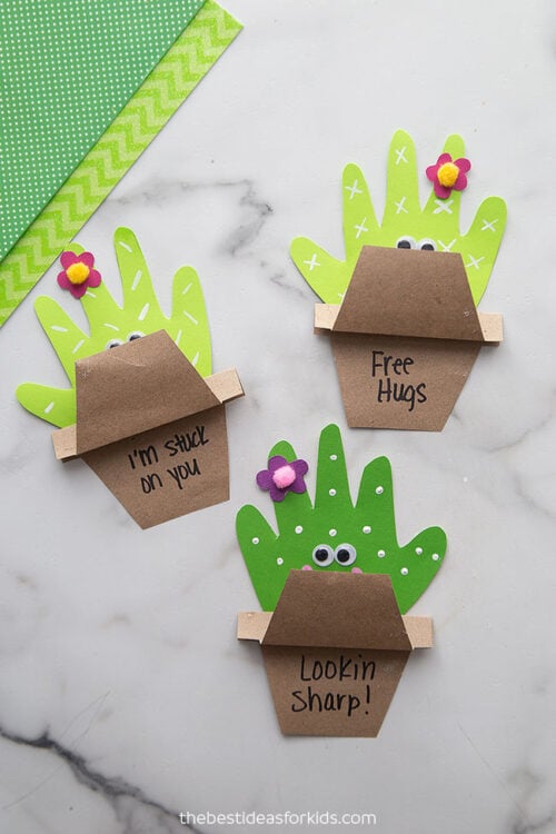 Cactus Handprint - The Best Ideas for Kids