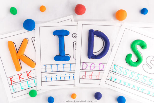 free playdough playmat worksheets