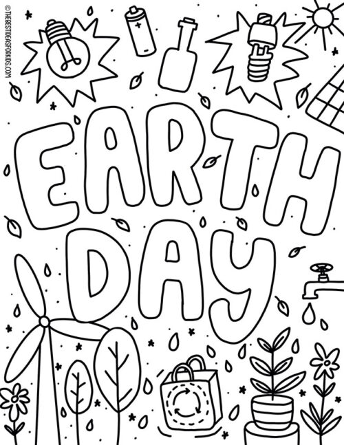 Earth Day Coloring Pages - The Best Ideas for Kids