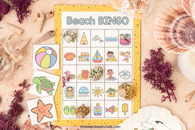 Beach Bingo (Free Printable) - The Best Ideas for Kids