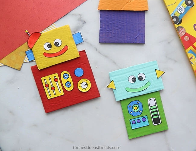 Cardboard Robot Craft - The Best Ideas for Kids