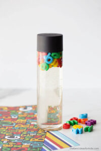 Alphabet Sensory Bottle - The Best Ideas For Kids