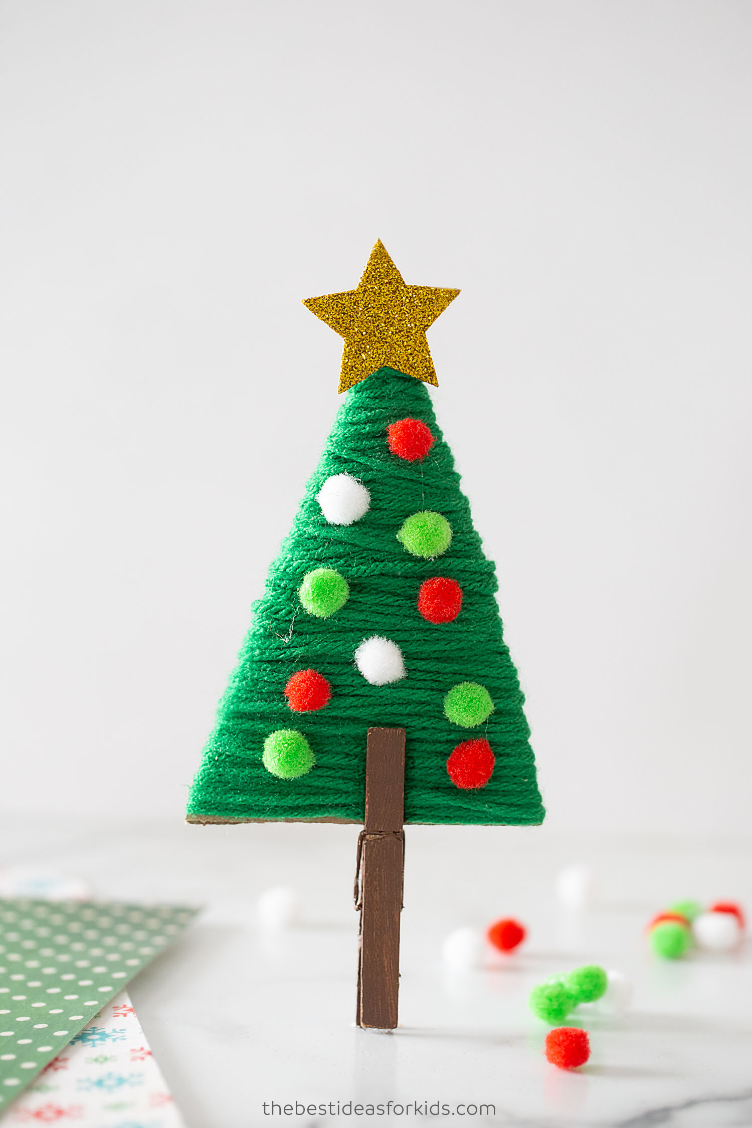 Yarn Christmas Tree - The Best Ideas for Kids