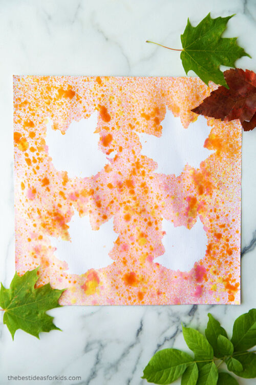 Leaf Spray Painting The Best Ideas for Kids