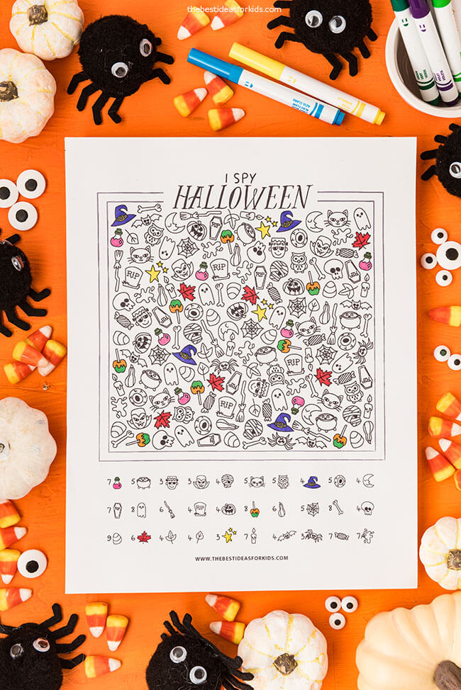 I Spy Halloween (Free Printables) - The Best Ideas for Kids