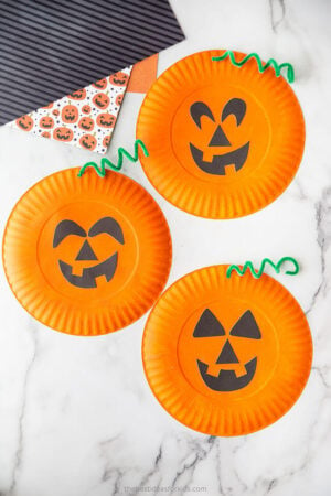 Paper Plate Pumpkin - The Best Ideas for Kids