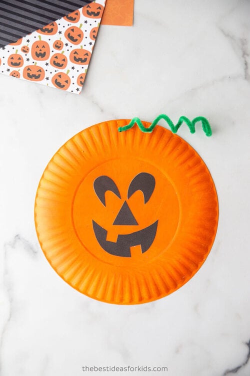 Paper Plate Pumpkin - The Best Ideas for Kids