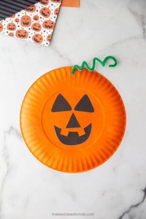 Paper Plate Pumpkin - The Best Ideas for Kids