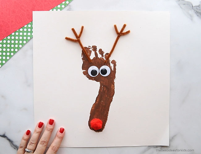 Reindeer Footprint - The Best Ideas for Kids