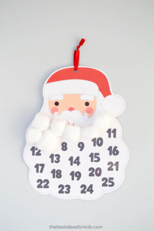 Santa Beard Countdown (Free Printable) - The Best Ideas for Kids